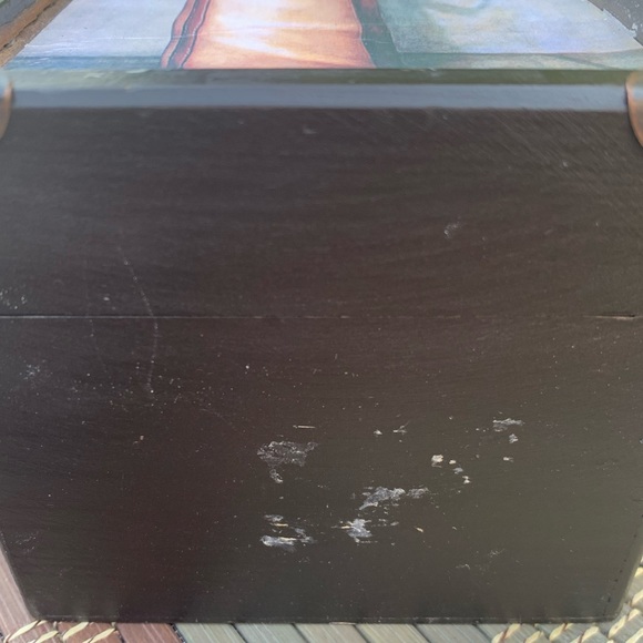 Golf Theme Single Wine Bottle Wooden Storage Gift Box with Rope Carry Handle - Picture 5 of 5